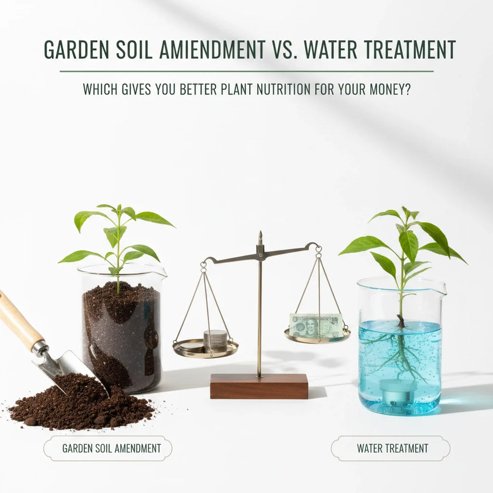 Garden Soil Amendment vs. Water Treatment: Which Gives You Better Plant Nutrition for Your Money?