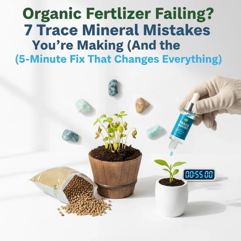 Organic Fertilizer Failing? 7 Trace Mineral Mistakes You're Making (And the 5-Minute Fix That Changes Everything)