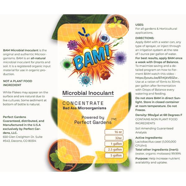 BAM® Microbial Inoculant, Concentrate
